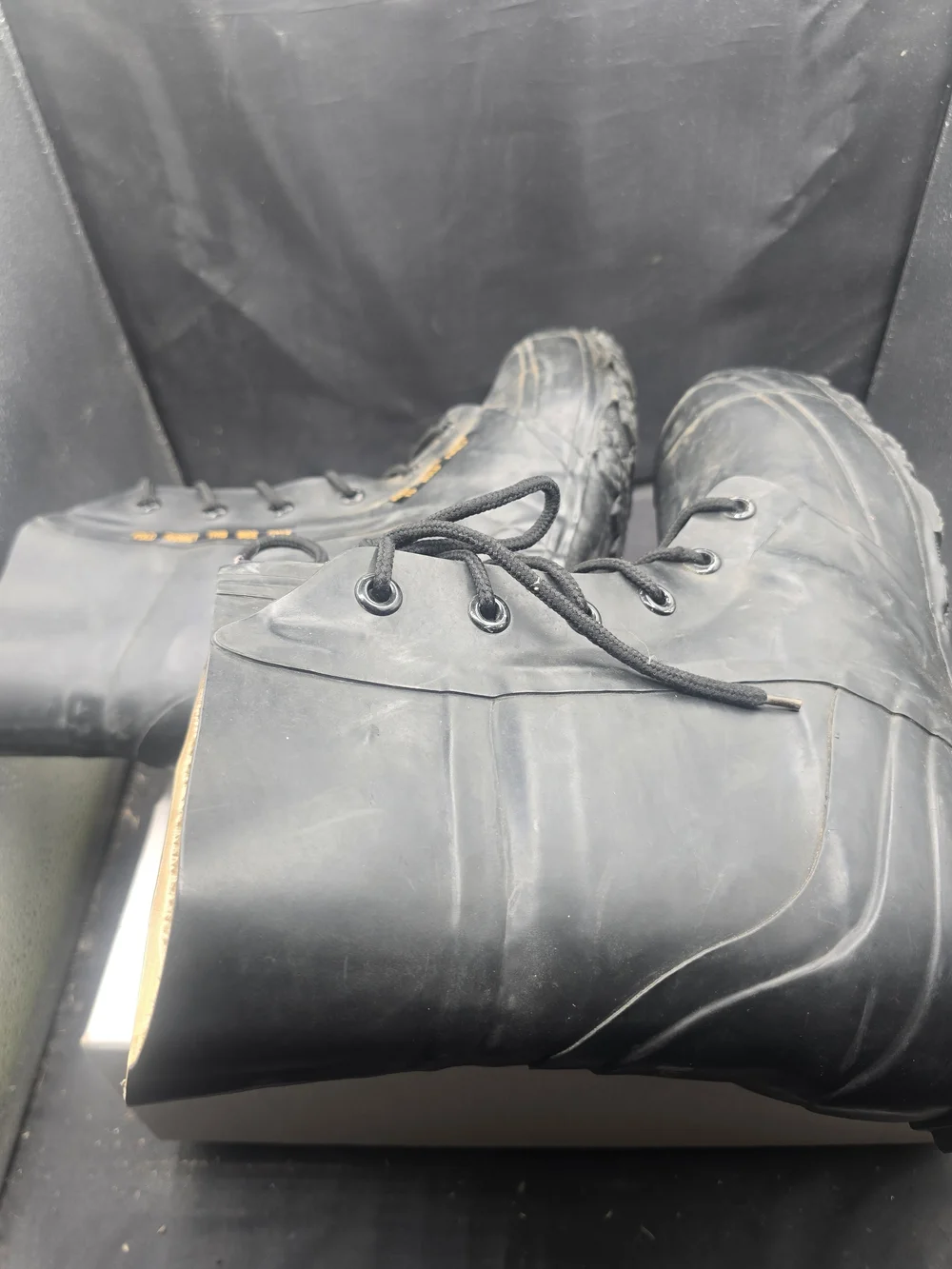 Men's Black Rain & Snow Lace-Up Boots